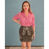 Women’s Lederhosen Skirt – Brown Fade Suede | Oktoberfest