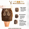 Women’s Lederhosen Skirt – Chocolate Brown Suede | Oktoberfest Women’s Lederhosen Skirt – Chocolate Brown Suede | Oktoberfest