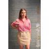 Women’s Lederhosen Skirt – Soft Beige Suede | Oktoberfest