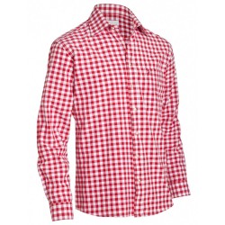 Bavarian Men’s Checkered Shirts Red