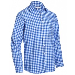 Trachten Men’s Checkered Shirts Blue