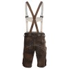 Men's leather Pants Short - Lederhosen Men Oktoberfest Trachten Mode - Lederhosen Heren - Vintage Leather - Conic Wax