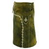 Leather Long Skirt Women’s Brown