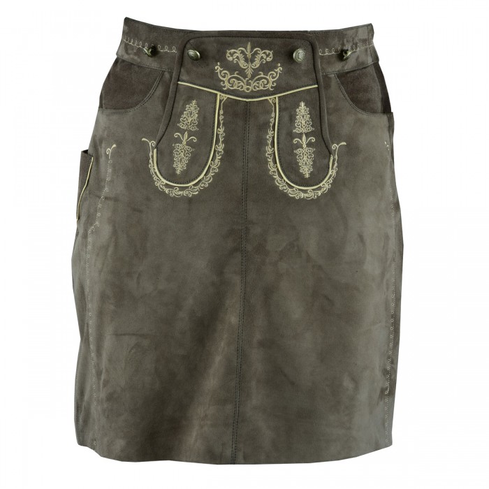 Leather Long Skirt Women’s Black
