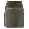 Leather Long Skirt Women’s Black