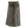 Leather Long Skirt Women’s Black