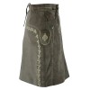 Leather Long Skirt Women’s Black